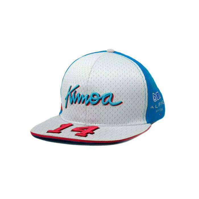 Alpine Racing F1 Kimoa Team Fernando Alonso Miami GP Hat - White