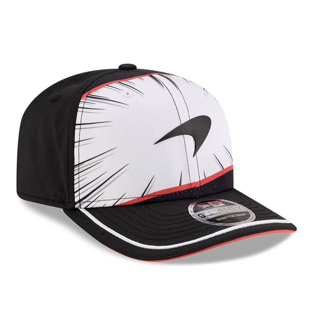 Experience the ultimate in racing fashion with the McLaren Racing F1 New Era 9Seventy Special Edition Japan GP Hat in sleek and stylish black