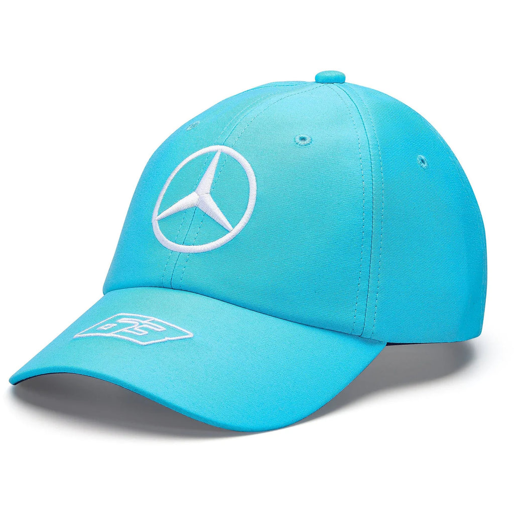 With the official Kids George Russell Driver Cap