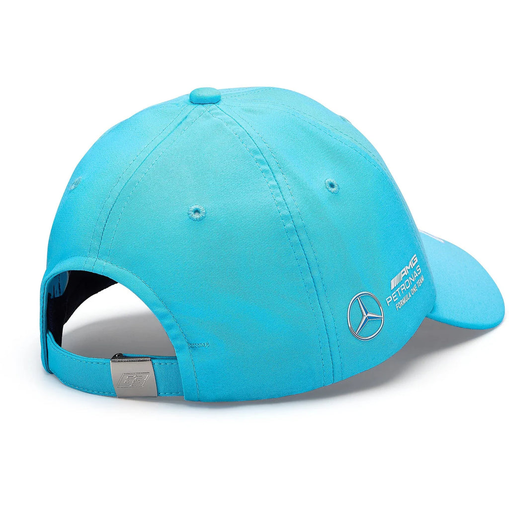 With the official Kids George Russell Driver Cap